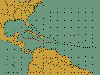 Hurricane Dean Tracking Plot