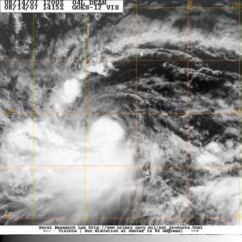 Tropical Storm Dean - August 14, 2007