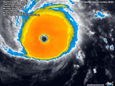 Hurricane Flossie - August 13, 2007
