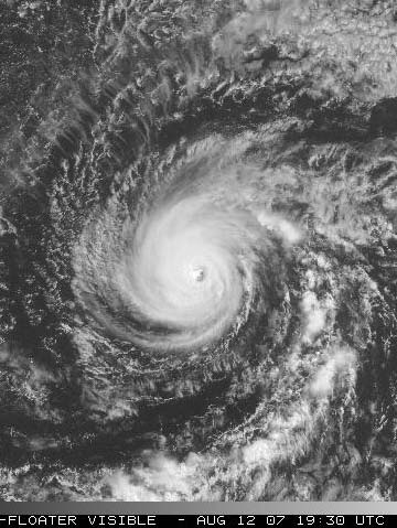 Hurricane Flossie - August 12, 2007