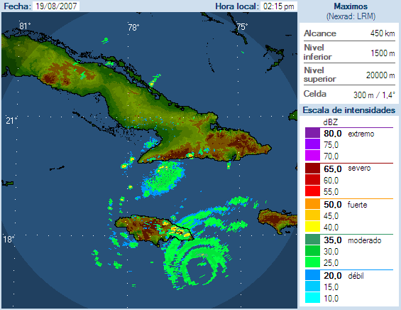 240 PM Central Time Radar Cuba