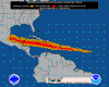 Path of Hurricane Deans Winds