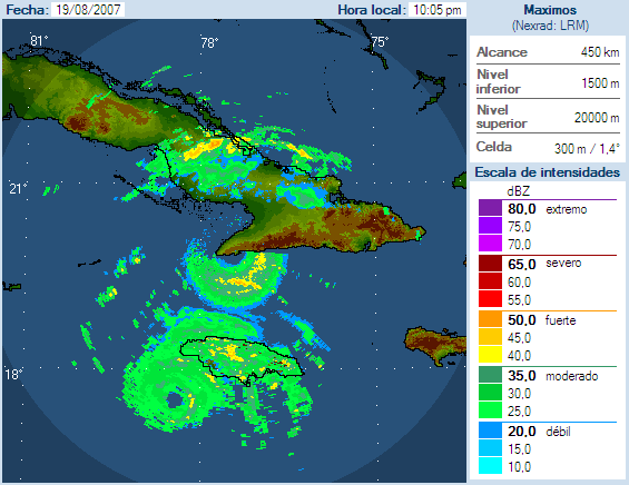 10 PM Cuba Radar